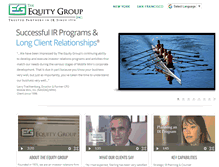 Tablet Screenshot of equityny.com